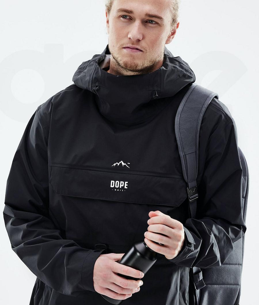 Dope Downpour Uomo Giacche Outdoor Nere | ITFM2696