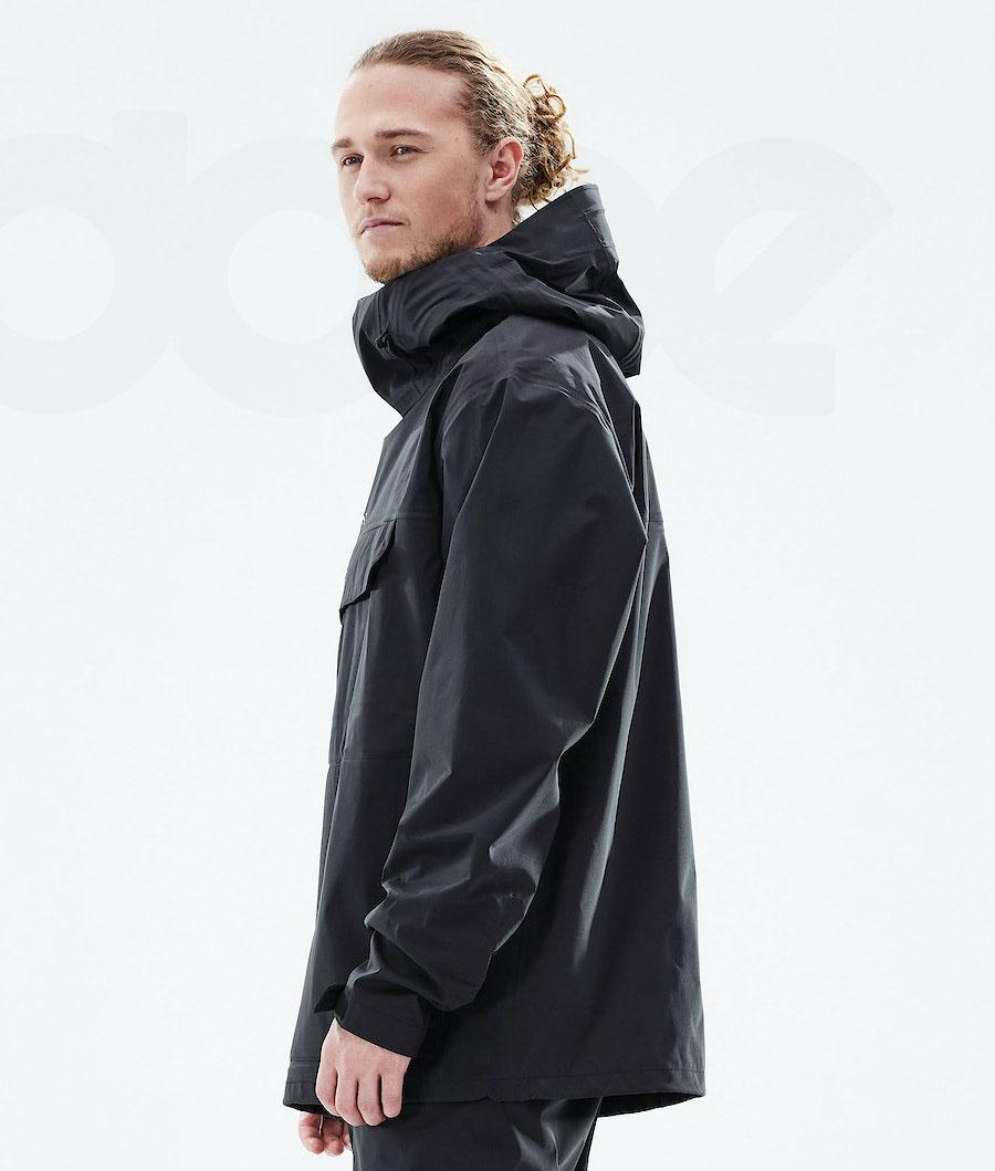 Dope Downpour Uomo Giacche Outdoor Nere | ITFM2696