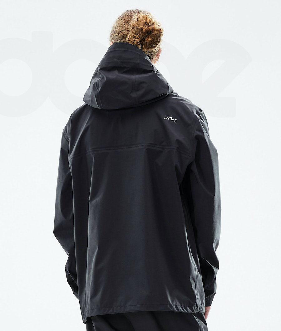 Dope Downpour Uomo Giacche Outdoor Nere | ITFM2696