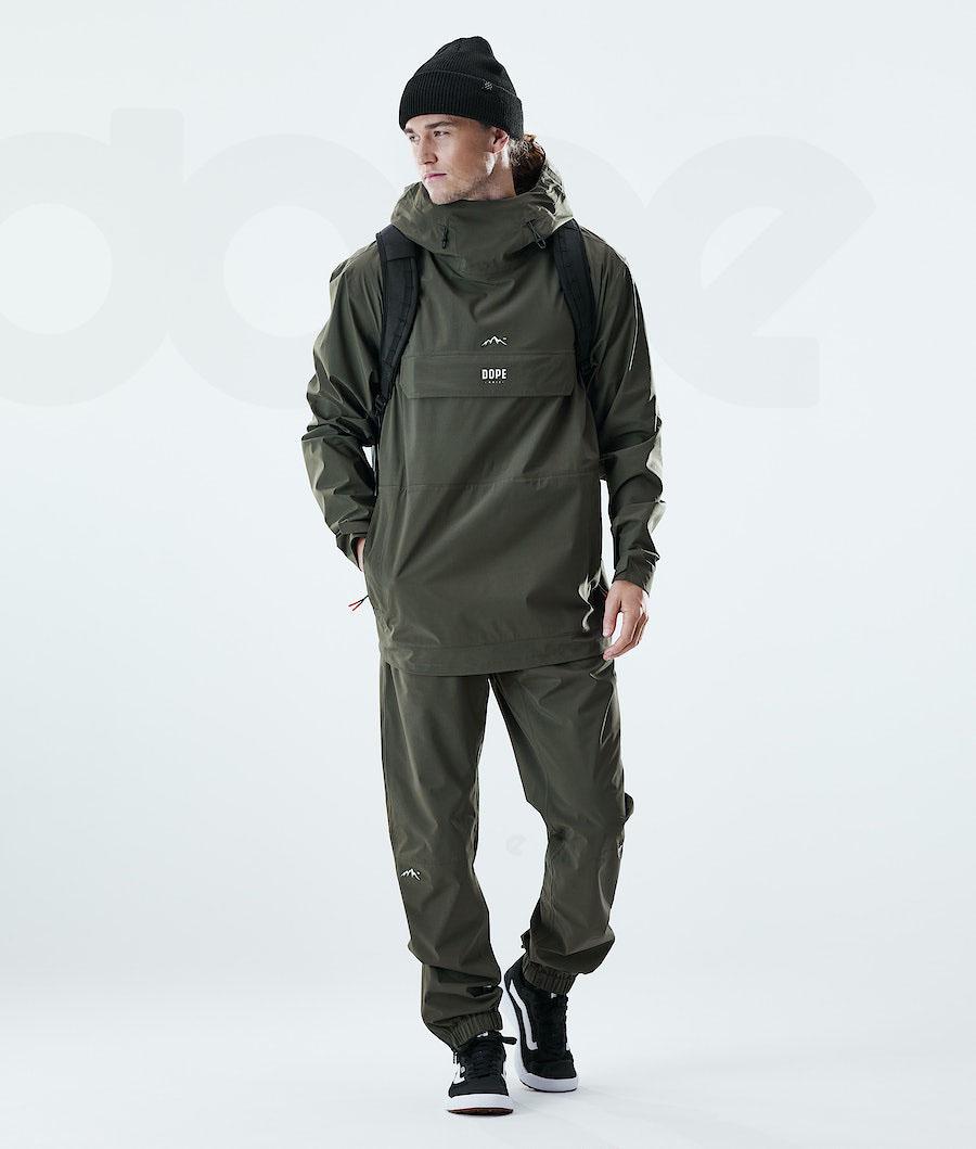 Dope Drizzard Uomo Pantaloni Outdoor Verde Oliva Verdi | ITFM2669