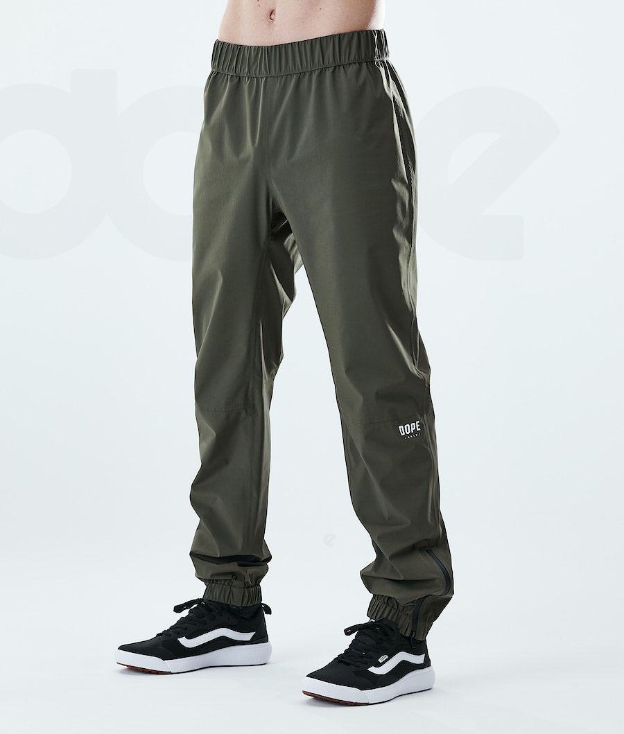 Dope Drizzard Uomo Pantaloni Outdoor Verde Oliva Verdi | ITFM2669