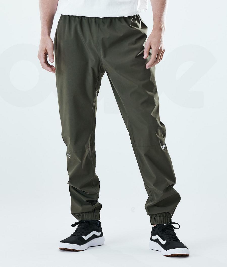 Dope Drizzard Uomo Pantaloni Outdoor Verde Oliva Verdi | ITFM2669