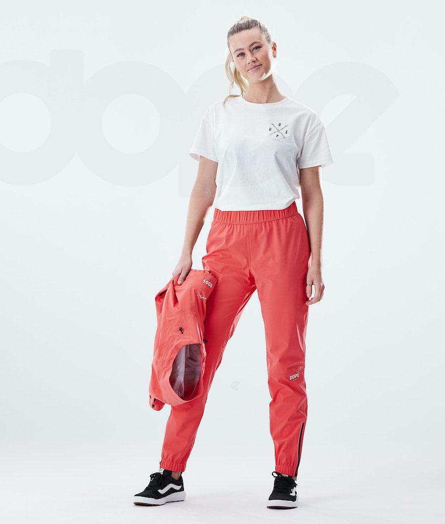 Dope Drizzard W Donna Pantaloni Outdoor Rosse | ITWY3365