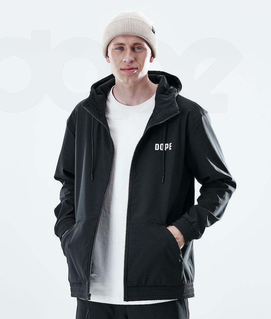 Dope Flight Full Zip Uomo Felpa Con Cappuccio Nere | ITGL3023