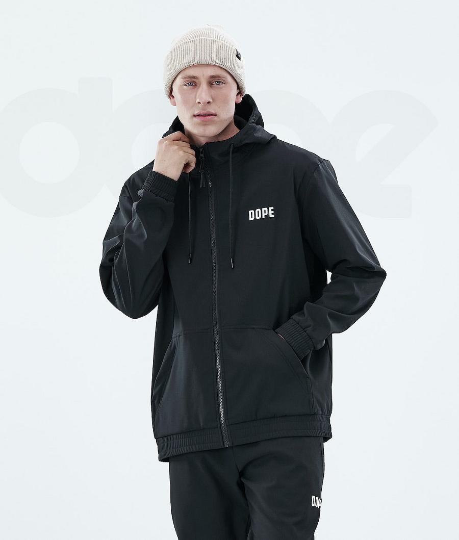 Dope Flight Full Zip Uomo Felpa Con Cappuccio Nere | ITGL3023