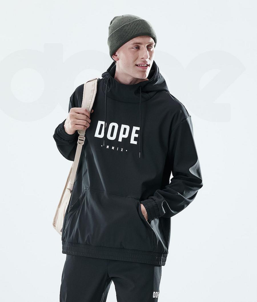 Dope Flight Uomo Felpa Con Cappuccio Nere | ITJJ3021