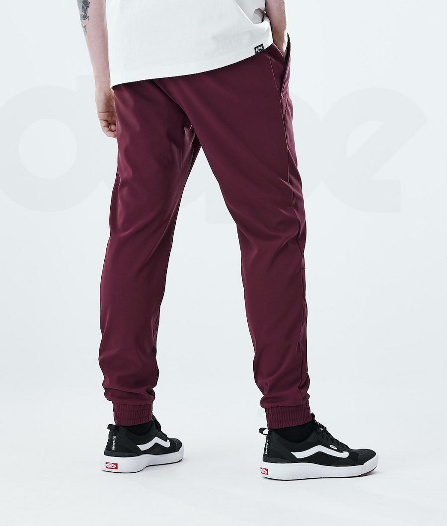 Dope Flight Uomo Pantaloni Outdoor Bordeaux | ITDN2670