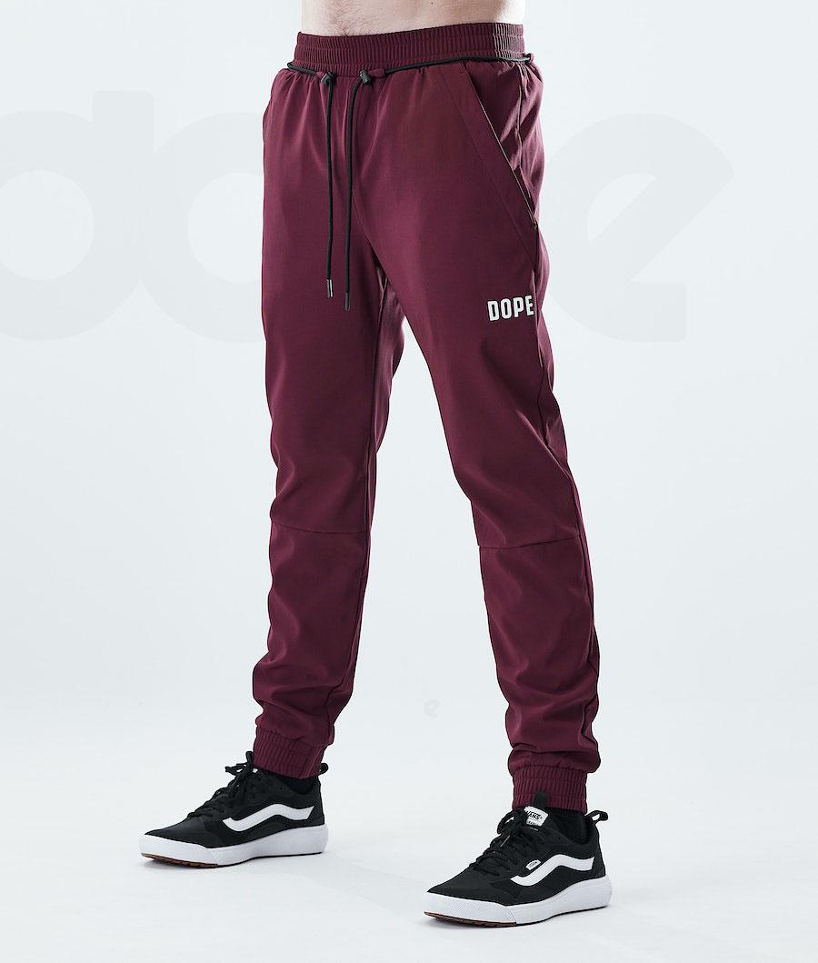 Dope Flight Uomo Pantaloni Outdoor Bordeaux | ITDN2670