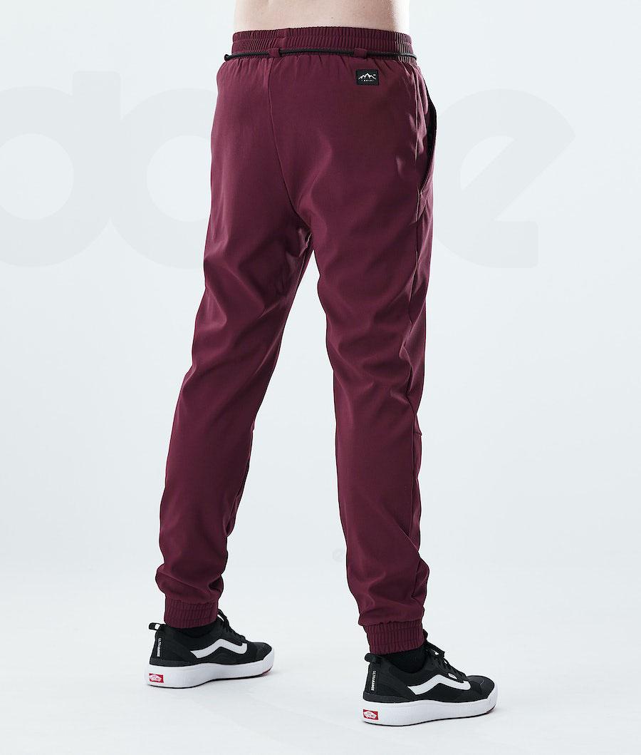 Dope Flight Uomo Pantaloni Outdoor Bordeaux | ITDN2670