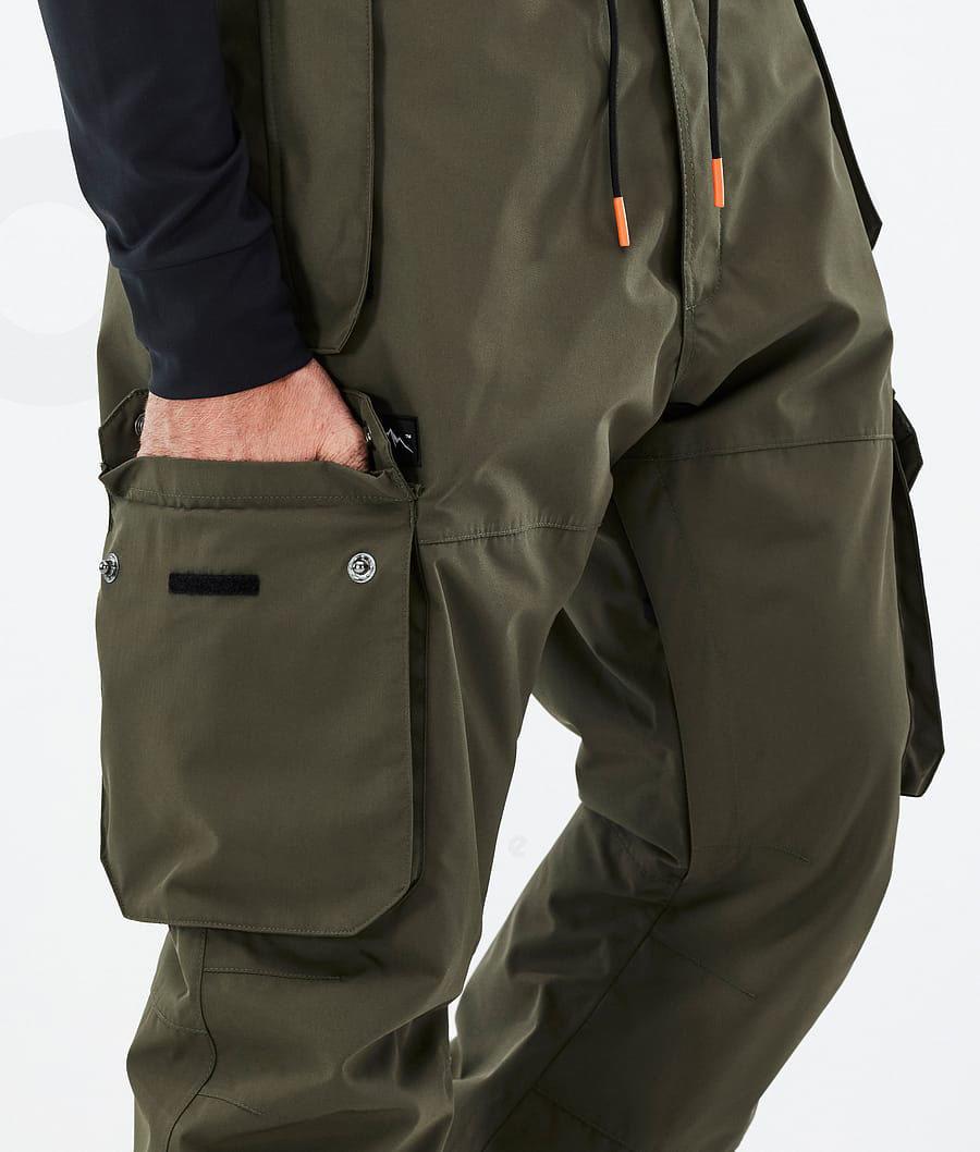 Dope Iconic 2020 Uomo Pantaloni Snowboard Verde Oliva Verdi | ITRW2582