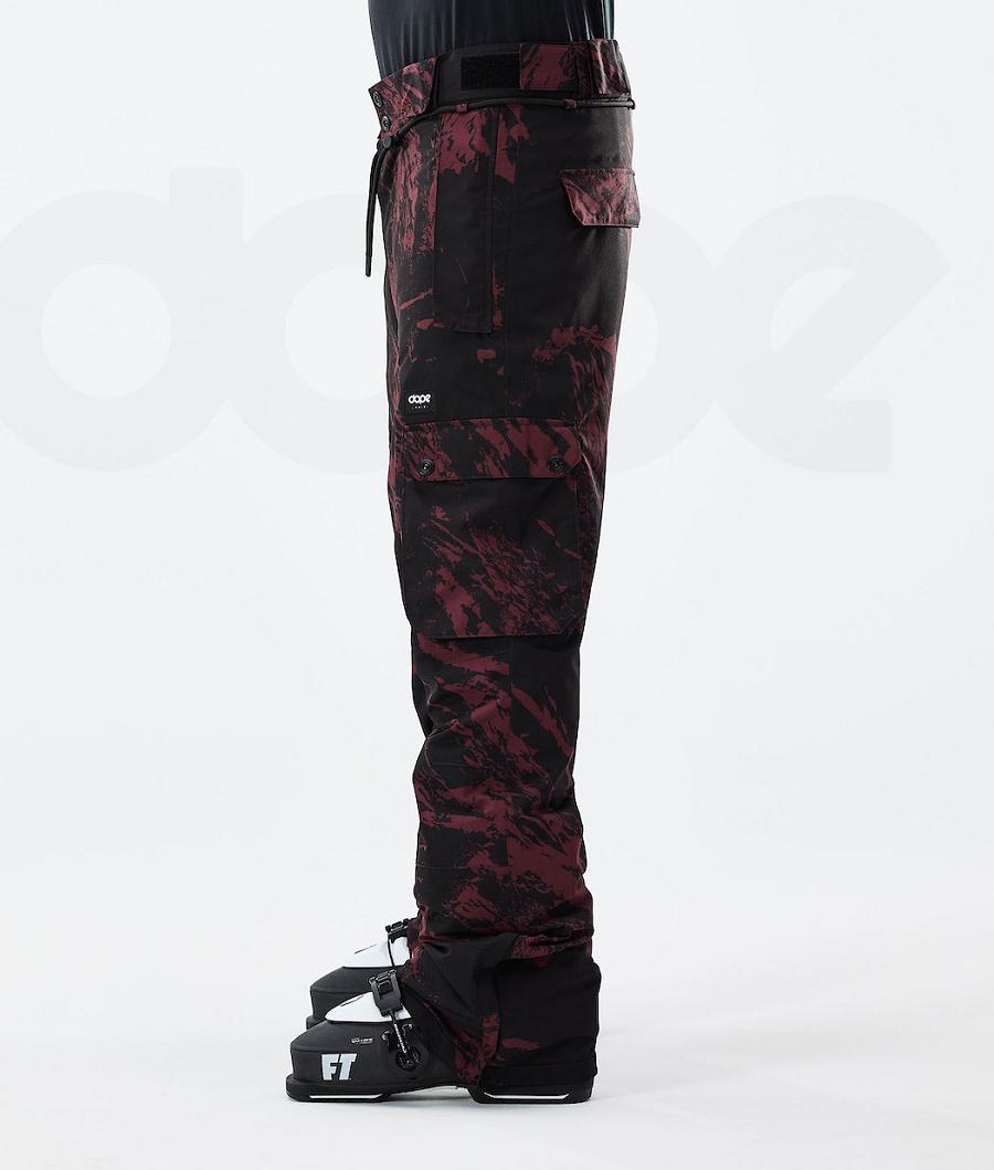 Dope Iconic 2021 Paint Uomo Pantaloni Da Sci Bordeaux | ITEX2654