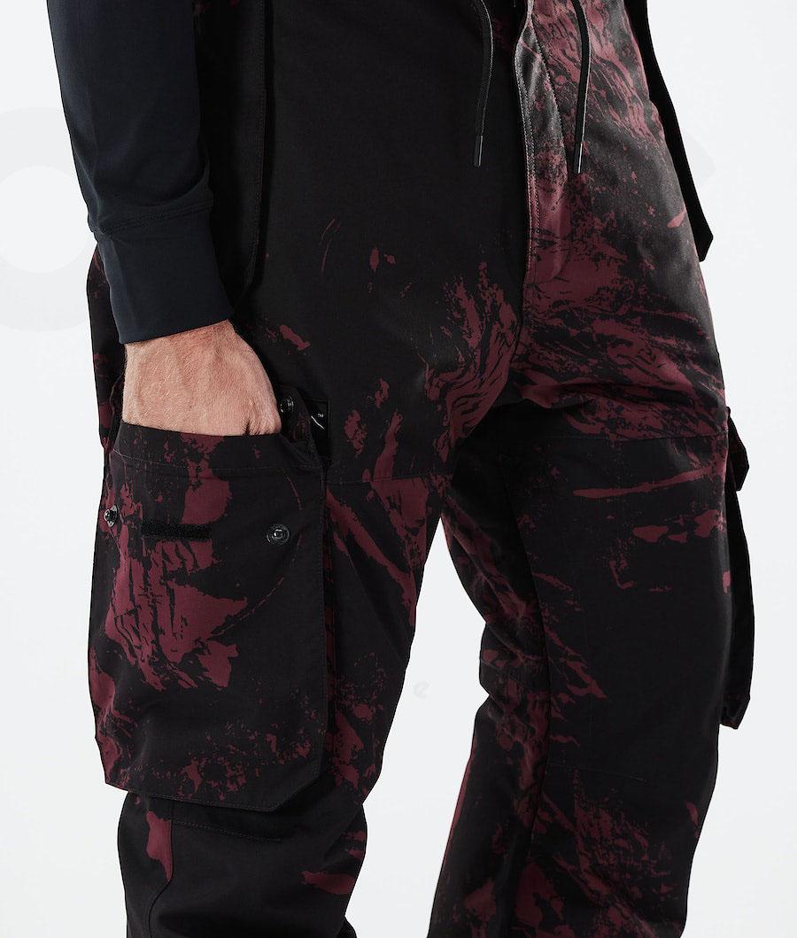 Dope Iconic 2021 Paint Uomo Pantaloni Da Sci Bordeaux | ITEX2654