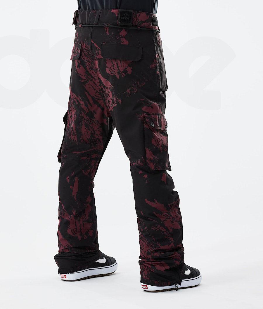 Dope Iconic 2021 Paint Uomo Pantaloni Snowboard Bordeaux | ITXF2591