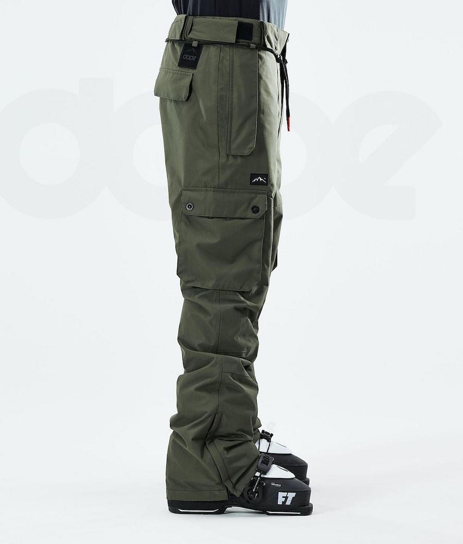 Dope Iconic 2021 Uomo Pantaloni Da Sci Verde Oliva Verdi | ITUT2650