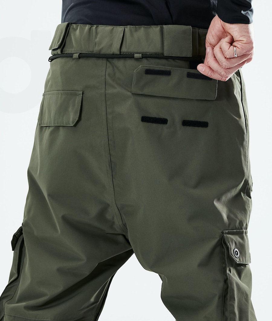 Dope Iconic 2021 Uomo Pantaloni Da Sci Verde Oliva Verdi | ITUT2650