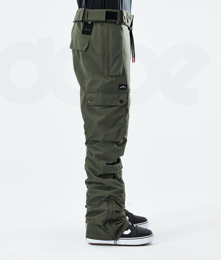 Dope Iconic 2021 Uomo Pantaloni Snowboard Verde Oliva Verdi | ITNB2587