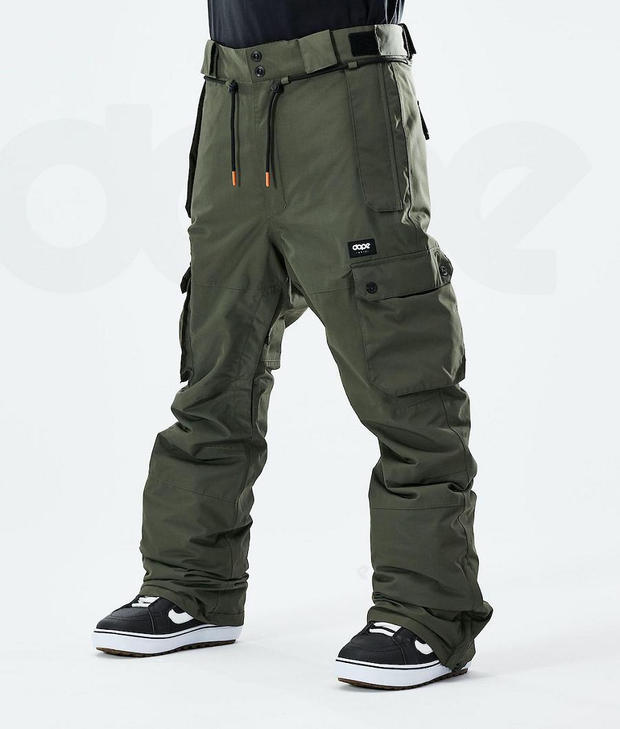 Dope Iconic 2021 Uomo Pantaloni Snowboard Verde Oliva Verdi | ITNB2587