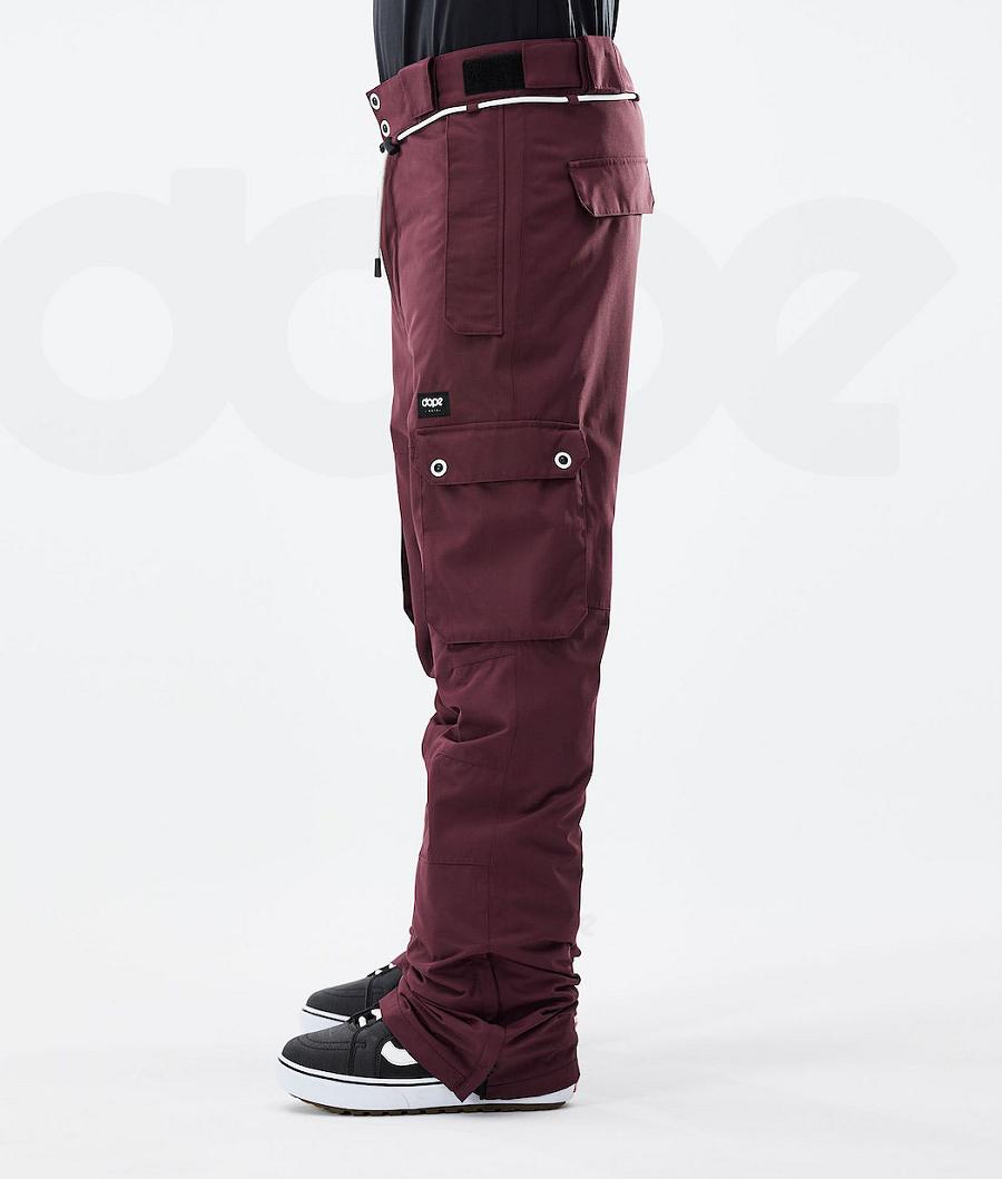 Dope Iconic 2021 Uomo Pantaloni Snowboard Bordeaux | ITVD2589