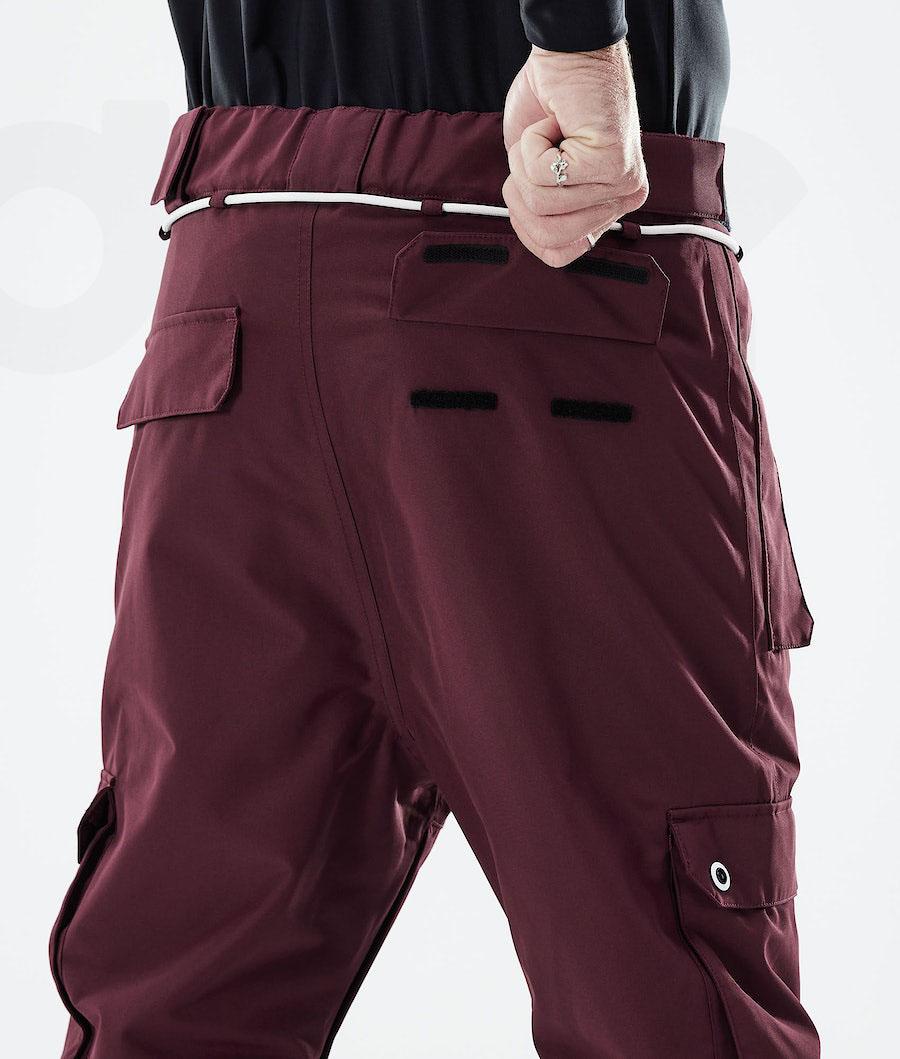 Dope Iconic 2021 Uomo Pantaloni Snowboard Bordeaux | ITVD2589