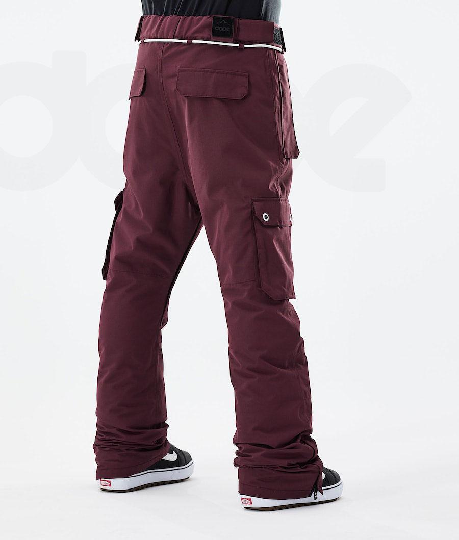 Dope Iconic 2021 Uomo Pantaloni Snowboard Bordeaux | ITVD2589