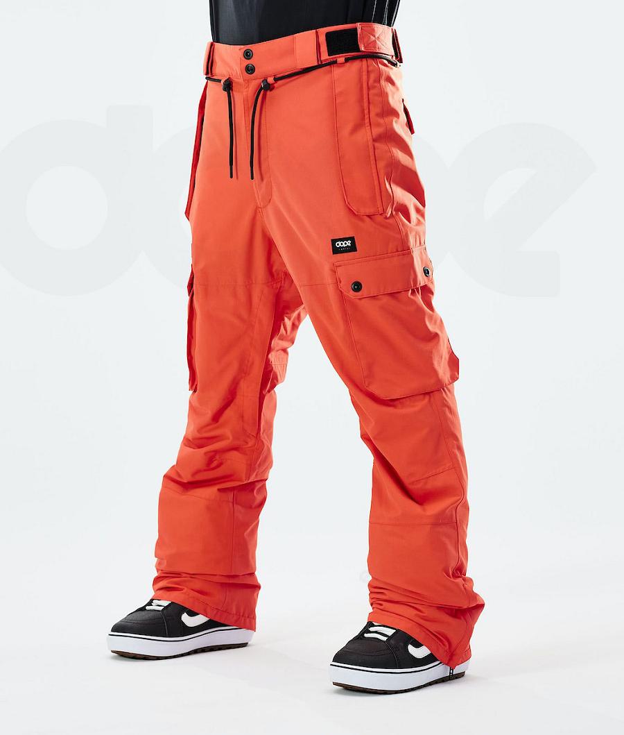 Dope Iconic 2021 Uomo Pantaloni Snowboard Arancioni | ITWY2584