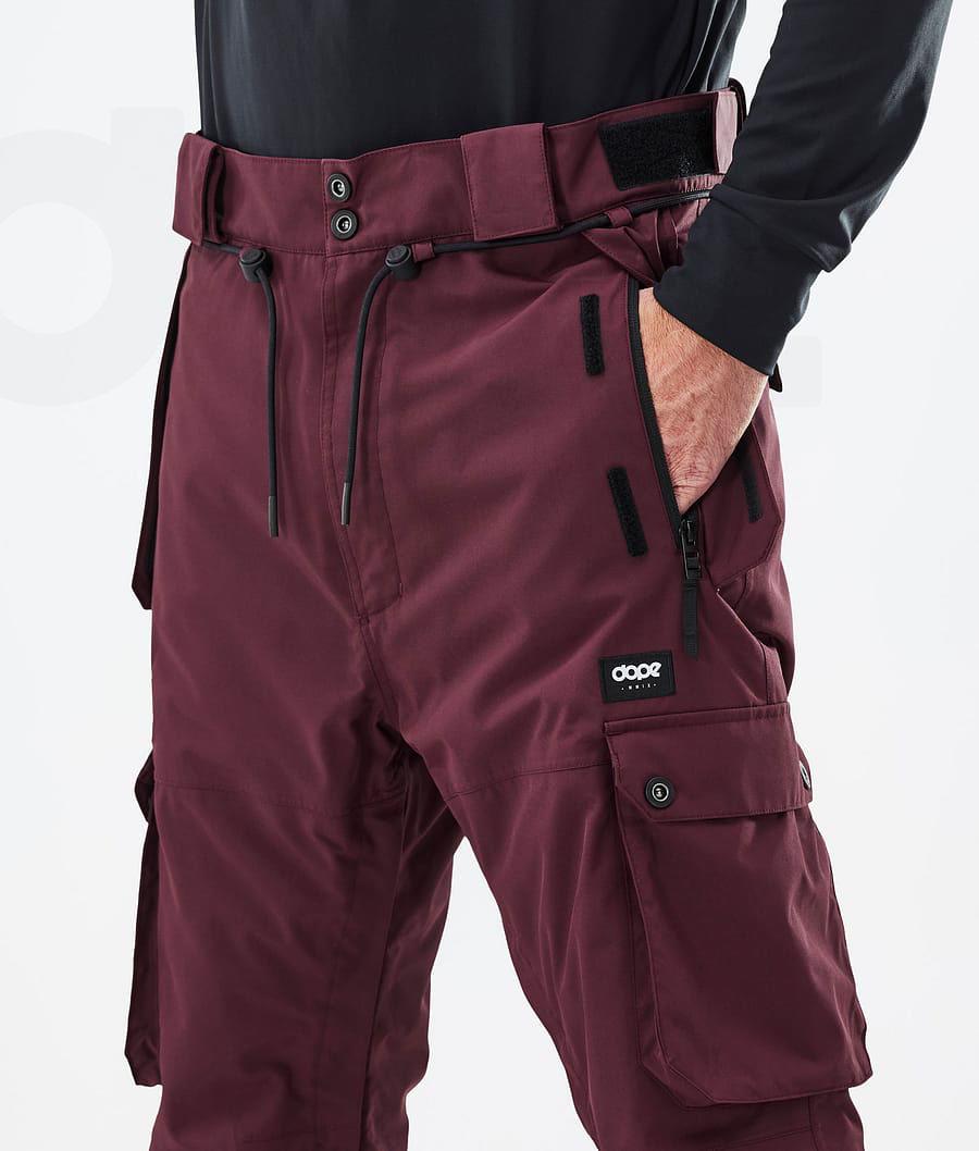 Dope Iconic Don Uomo Pantaloni Da Sci Bordeaux | ITQZ2656