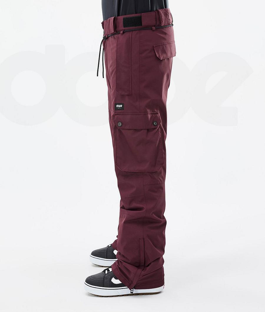 Dope Iconic Don Uomo Pantaloni Snowboard Bordeaux | ITLH2593