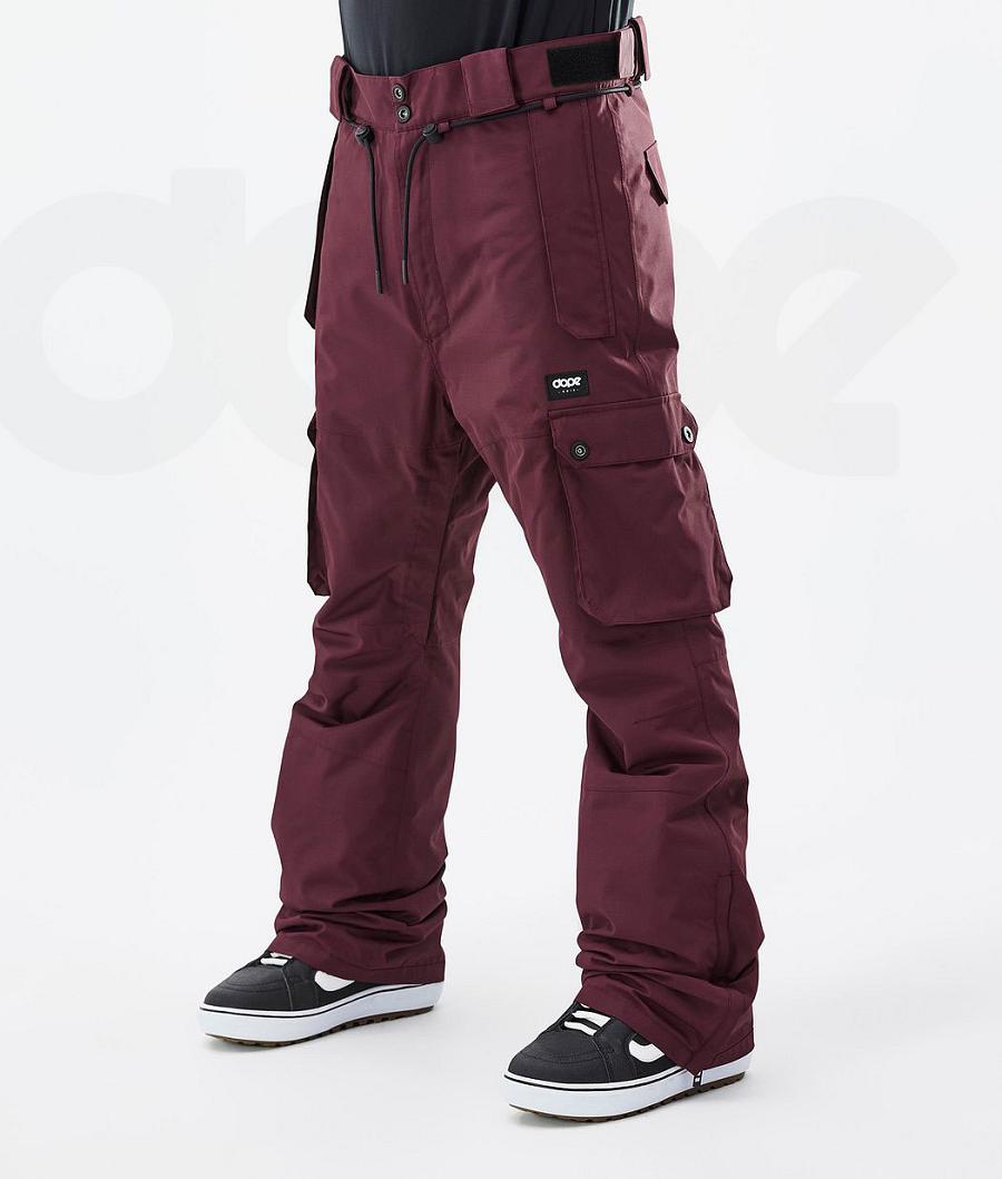 Dope Iconic Don Uomo Pantaloni Snowboard Bordeaux | ITLH2593