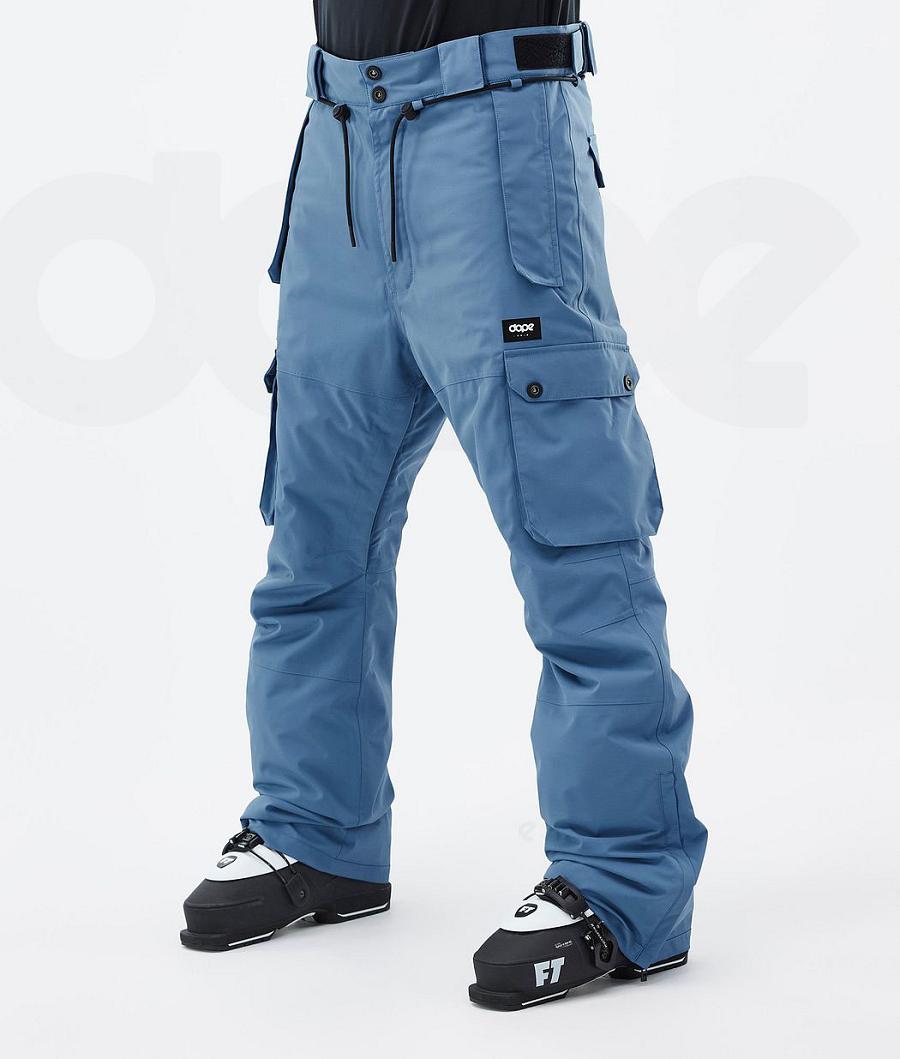 Dope Iconic Uomo Pantaloni Da Sci Blu Grigie | ITWY2637