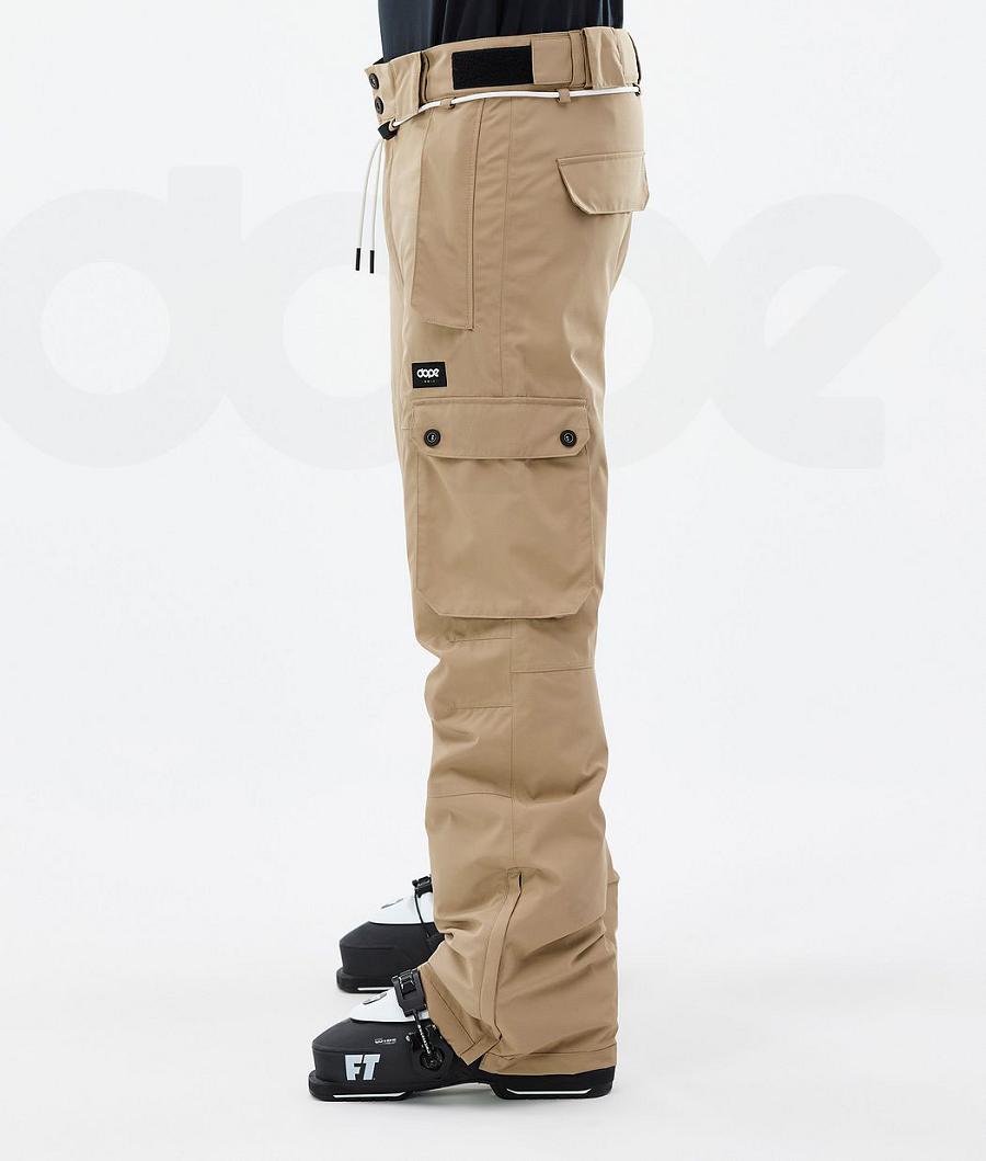 Dope Iconic Uomo Pantaloni Da Sci Khaki | ITDN2644