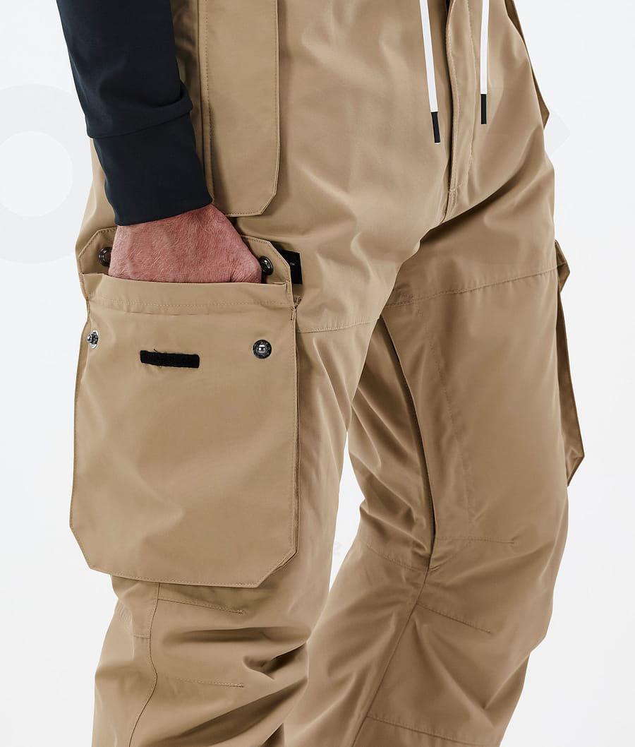 Dope Iconic Uomo Pantaloni Da Sci Khaki | ITDN2644