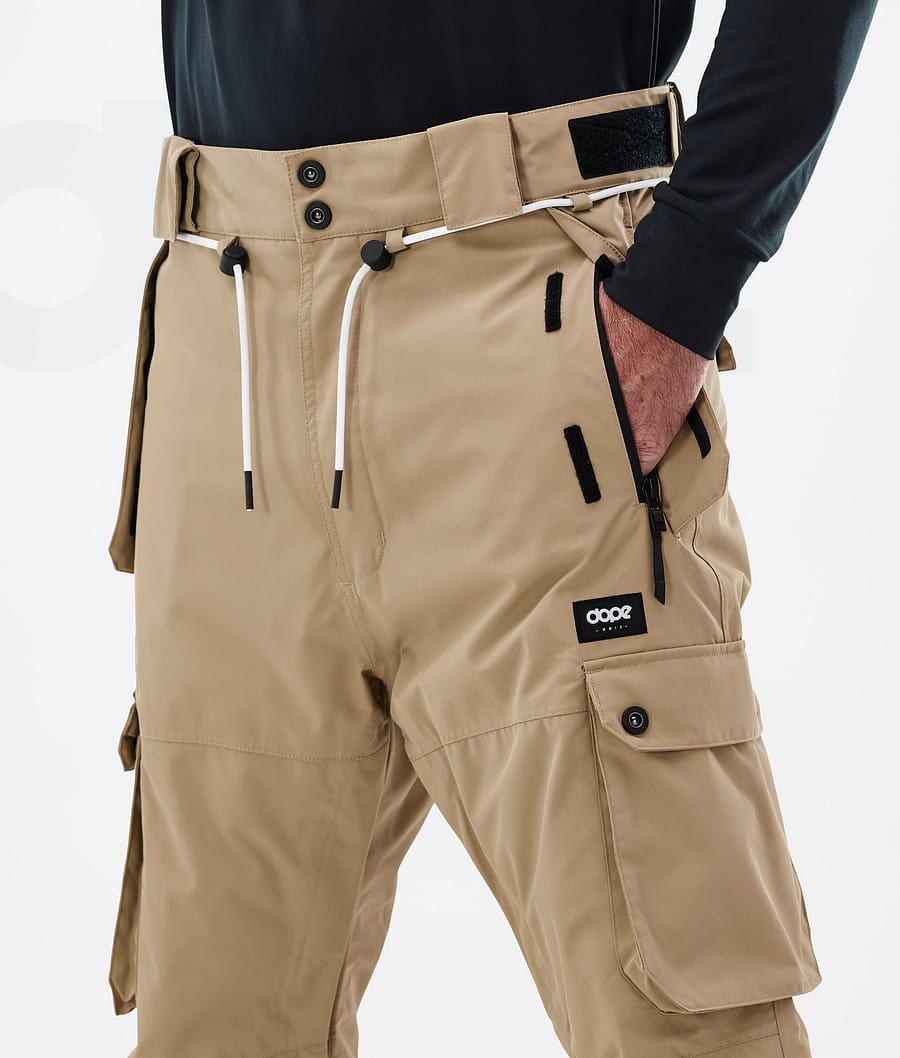 Dope Iconic Uomo Pantaloni Da Sci Khaki | ITDN2644