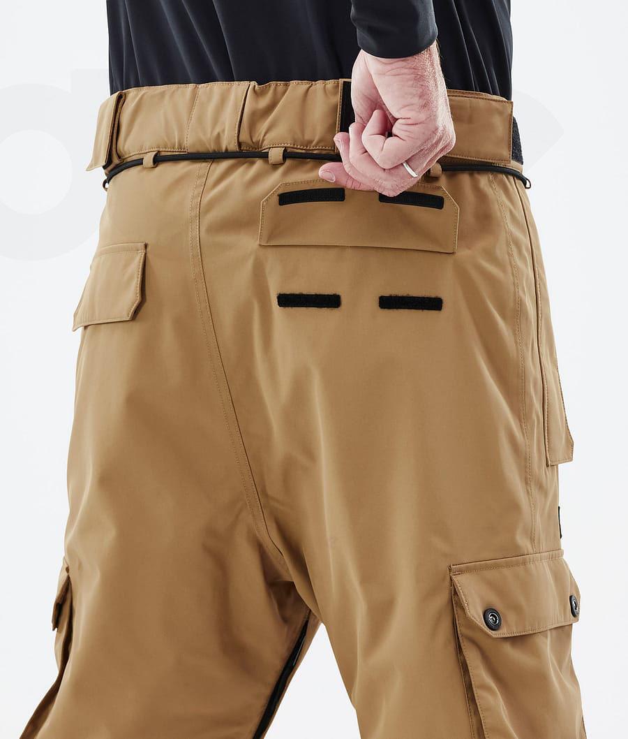 Dope Iconic Uomo Pantaloni Da Sci Oro | ITYU2633