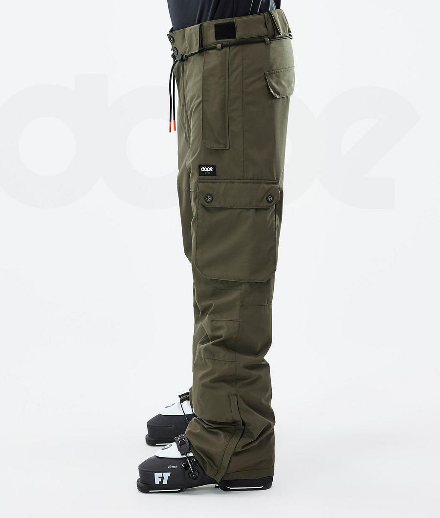 Dope Iconic Uomo Pantaloni Da Sci Verde Oliva | ITNB2640