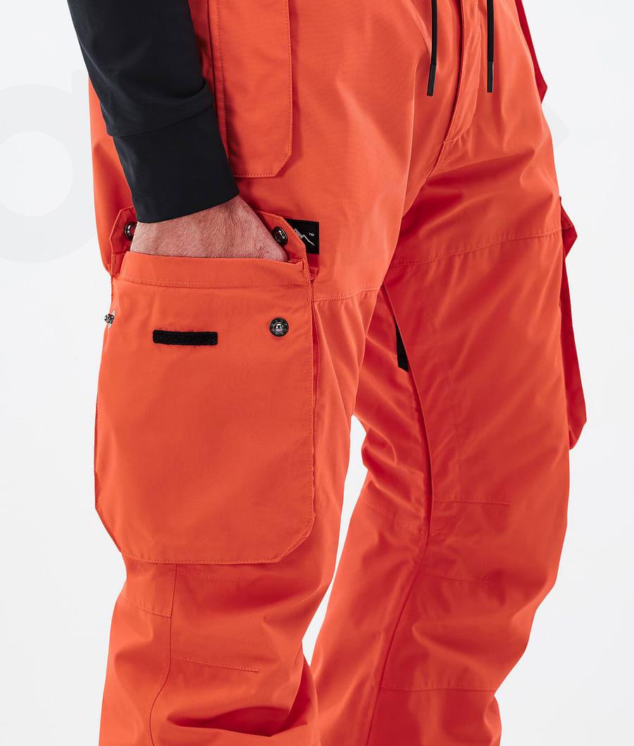 Dope Iconic Uomo Pantaloni Snowboard Arancioni | ITSO2574