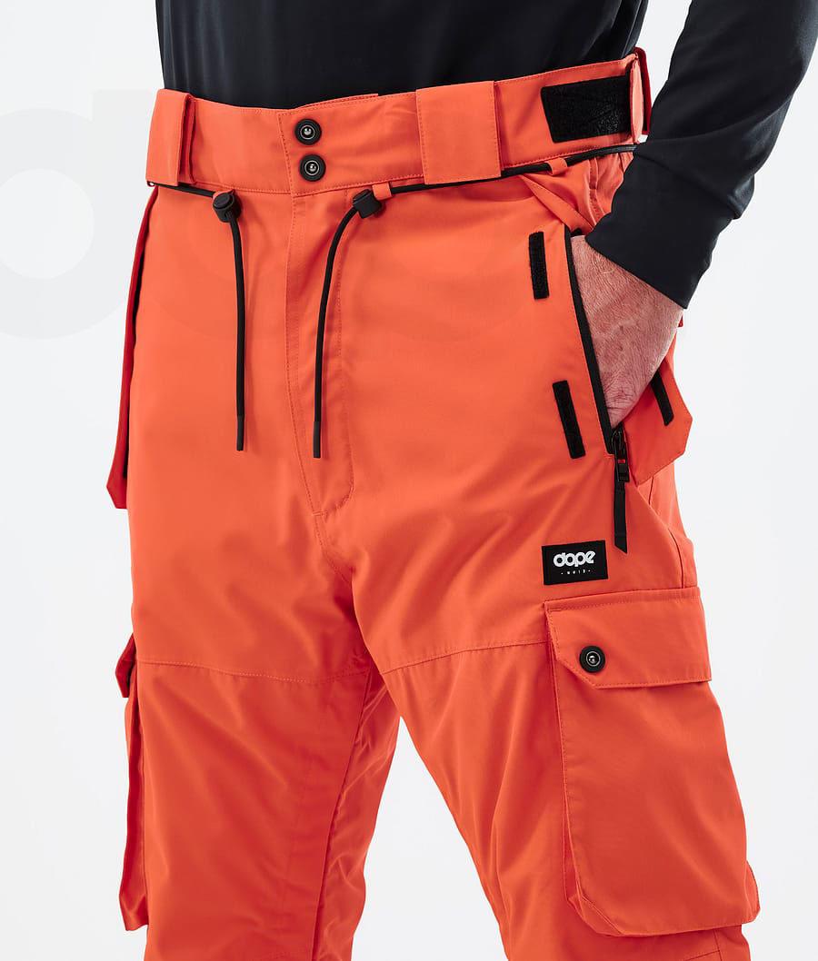 Dope Iconic Uomo Pantaloni Snowboard Arancioni | ITSO2574