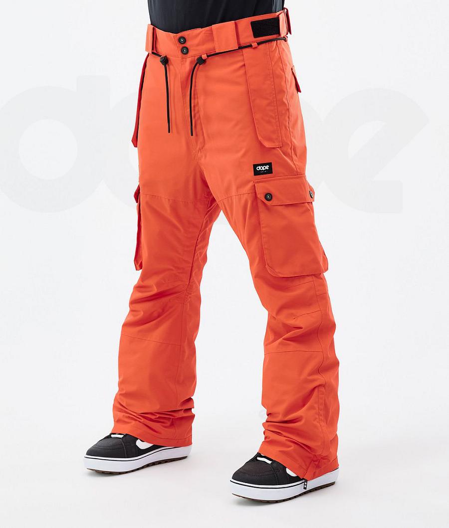 Dope Iconic Uomo Pantaloni Snowboard Arancioni | ITSO2574