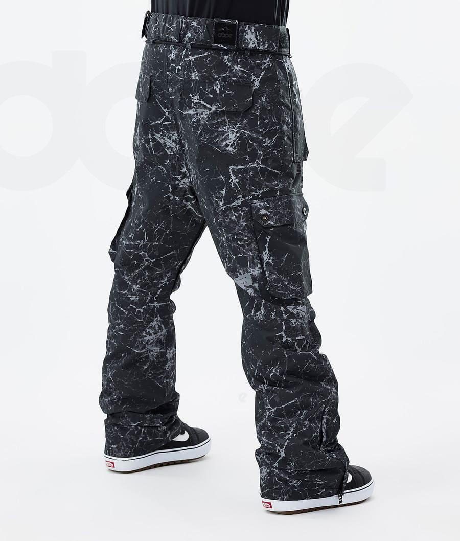 Dope Iconic Uomo Pantaloni Snowboard Bianche Nere | ITPQ2576