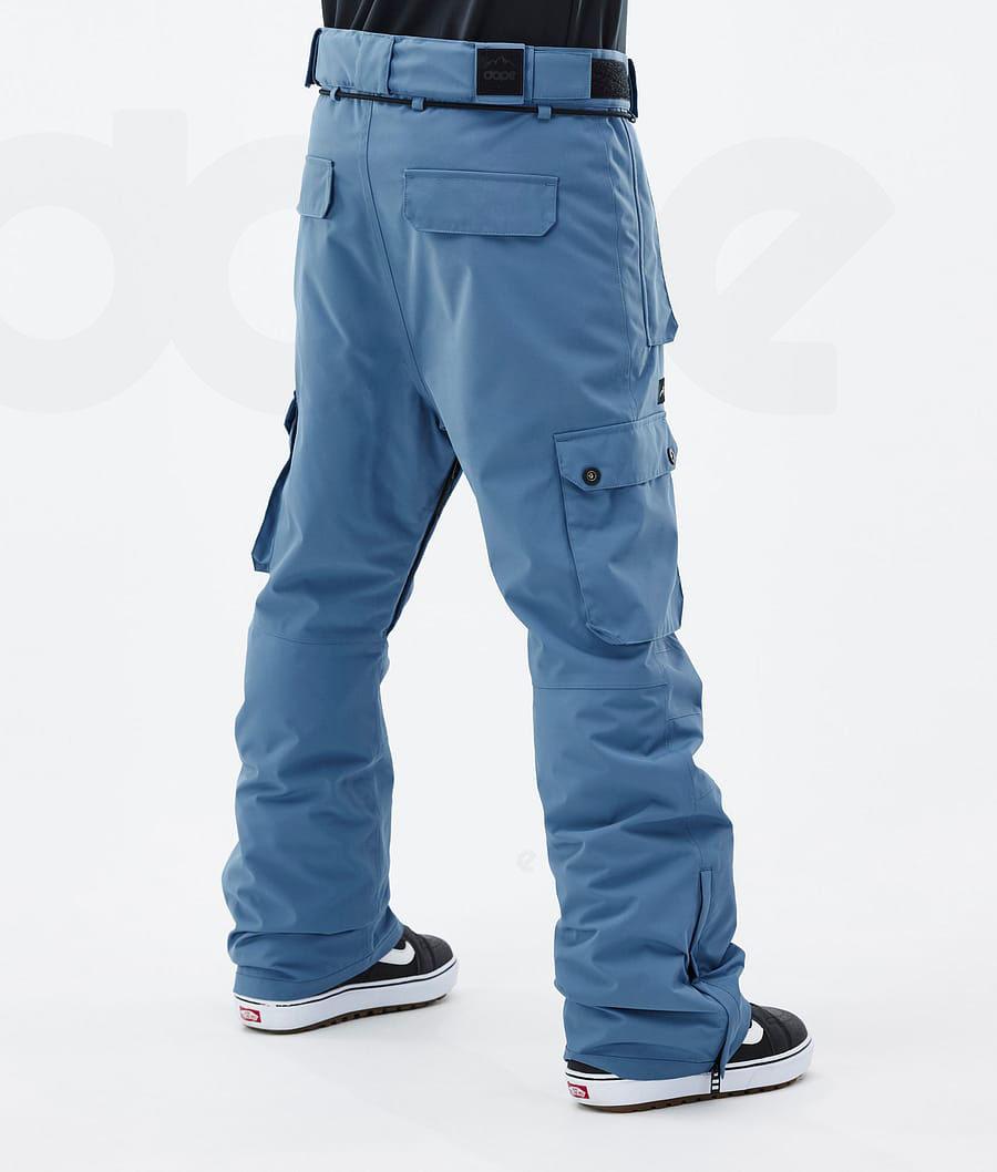 Dope Iconic Uomo Pantaloni Snowboard Blu Grigie | ITAP2575