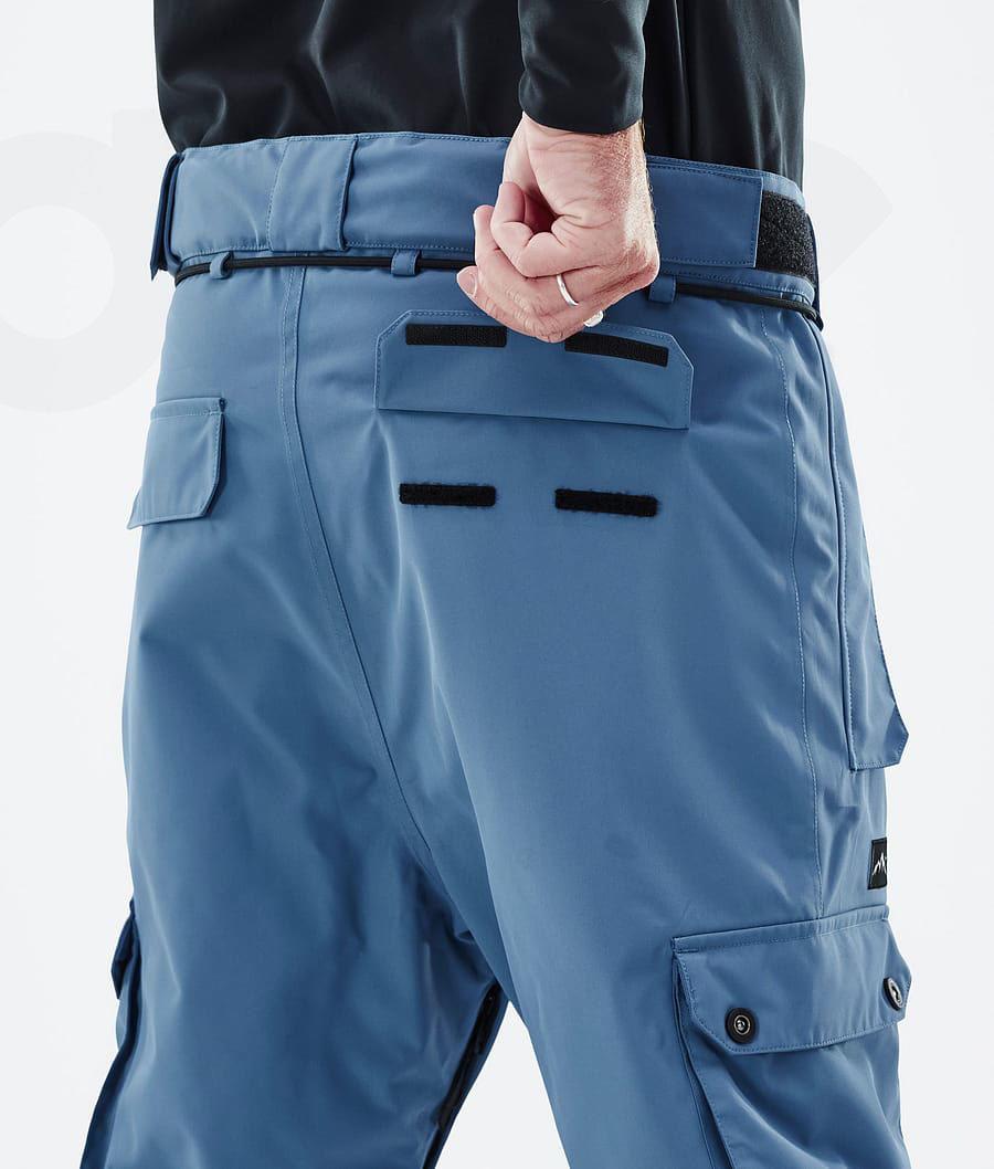 Dope Iconic Uomo Pantaloni Snowboard Blu Grigie | ITAP2575