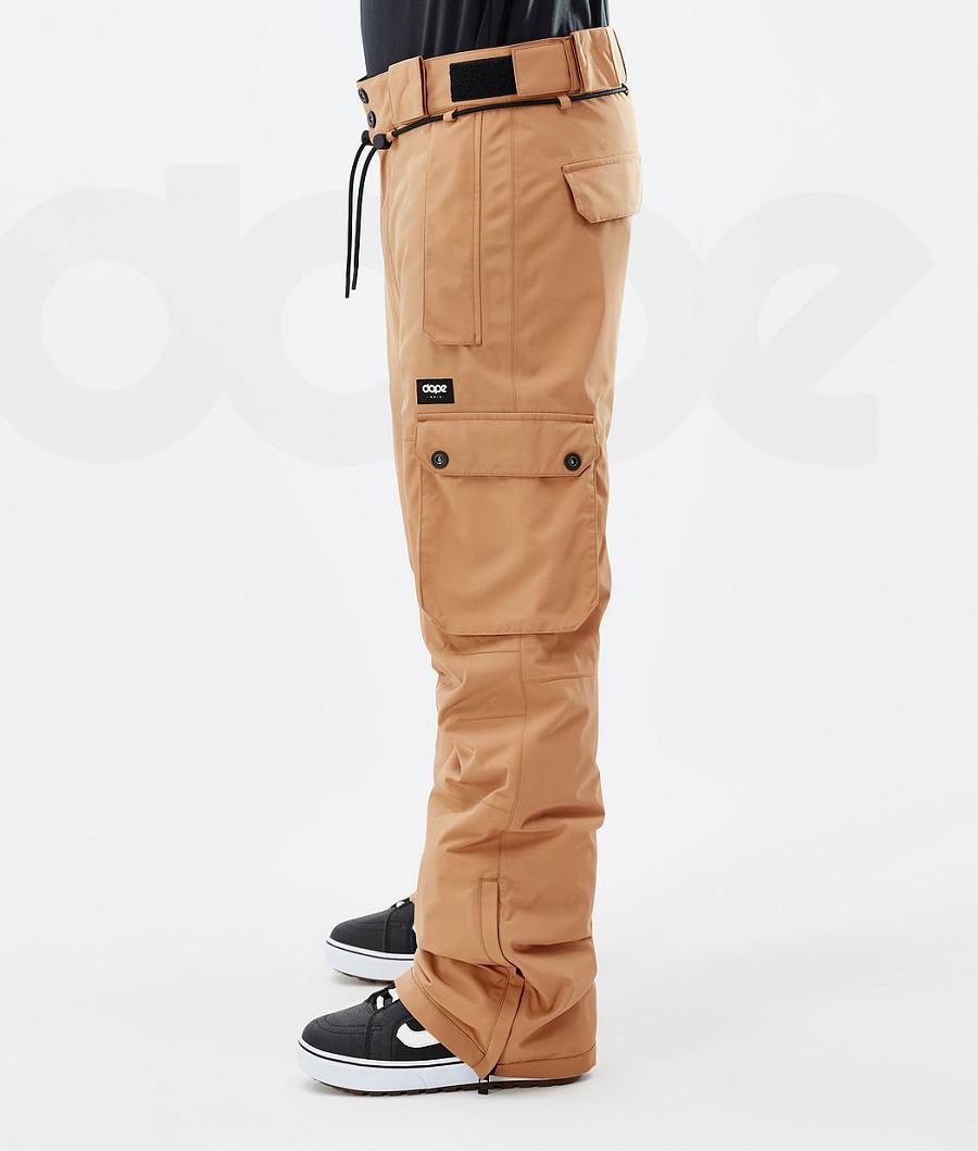 Dope Iconic Uomo Pantaloni Snowboard Khaki Gialle | ITGL2571