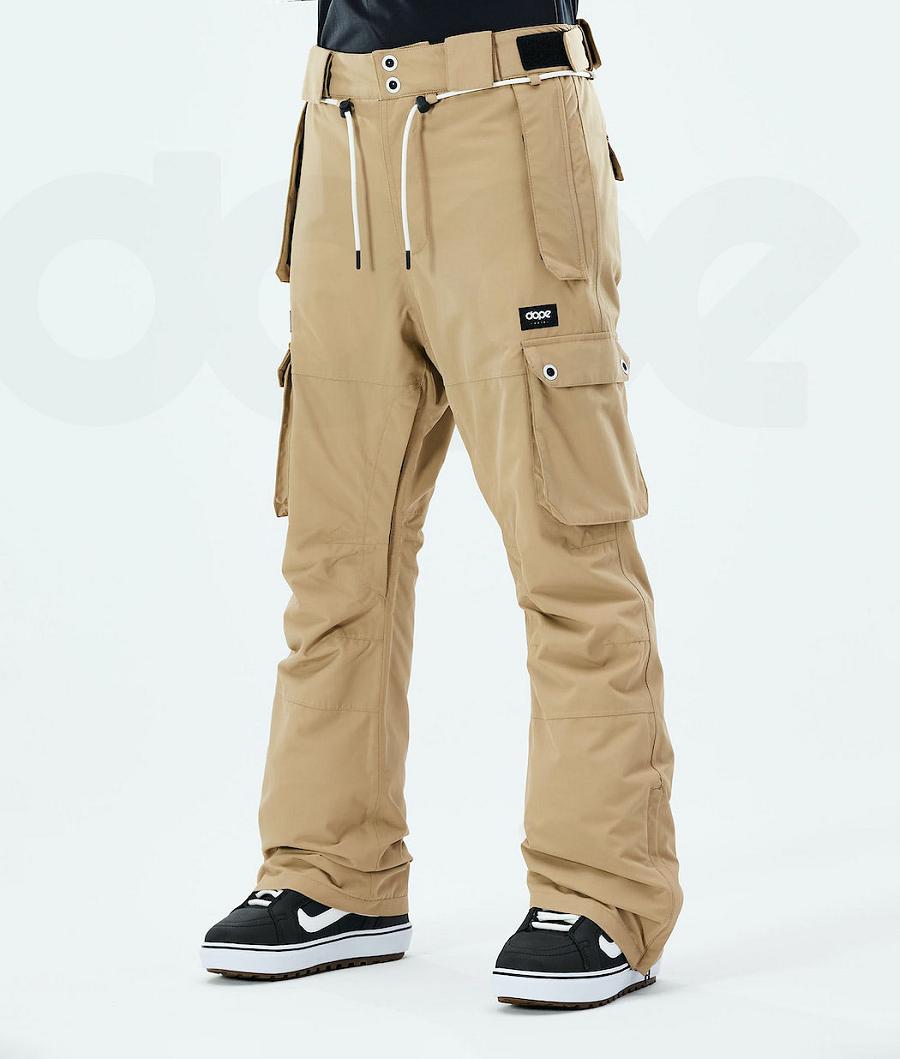 Dope Iconic W 2021 Donna Pantaloni Snowboard Khaki | ITDN3283