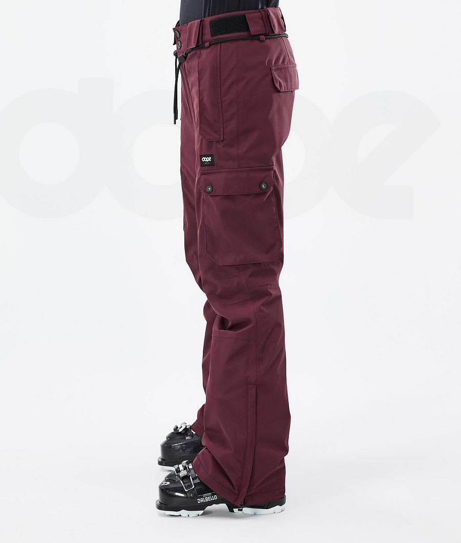 Dope Iconic W Don Donna Pantaloni Da Sci Bordeaux | ITNB3350