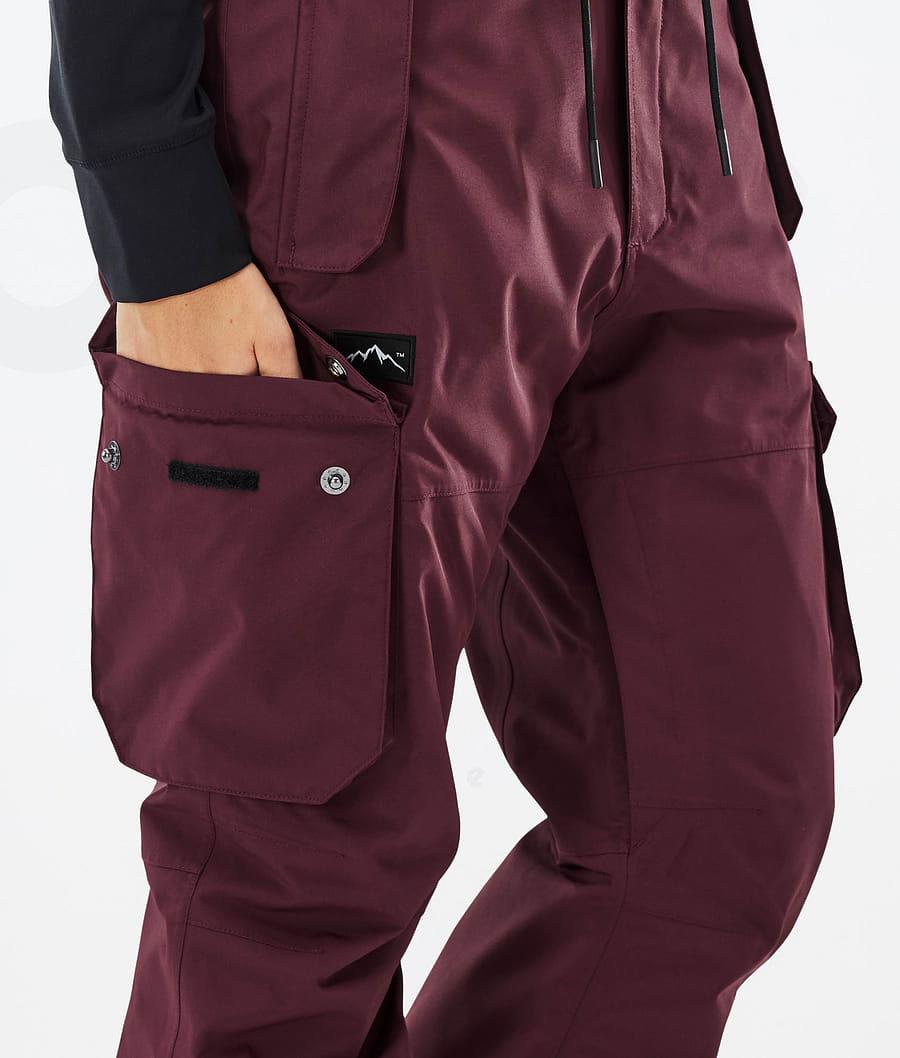 Dope Iconic W Don Donna Pantaloni Da Sci Bordeaux | ITNB3350