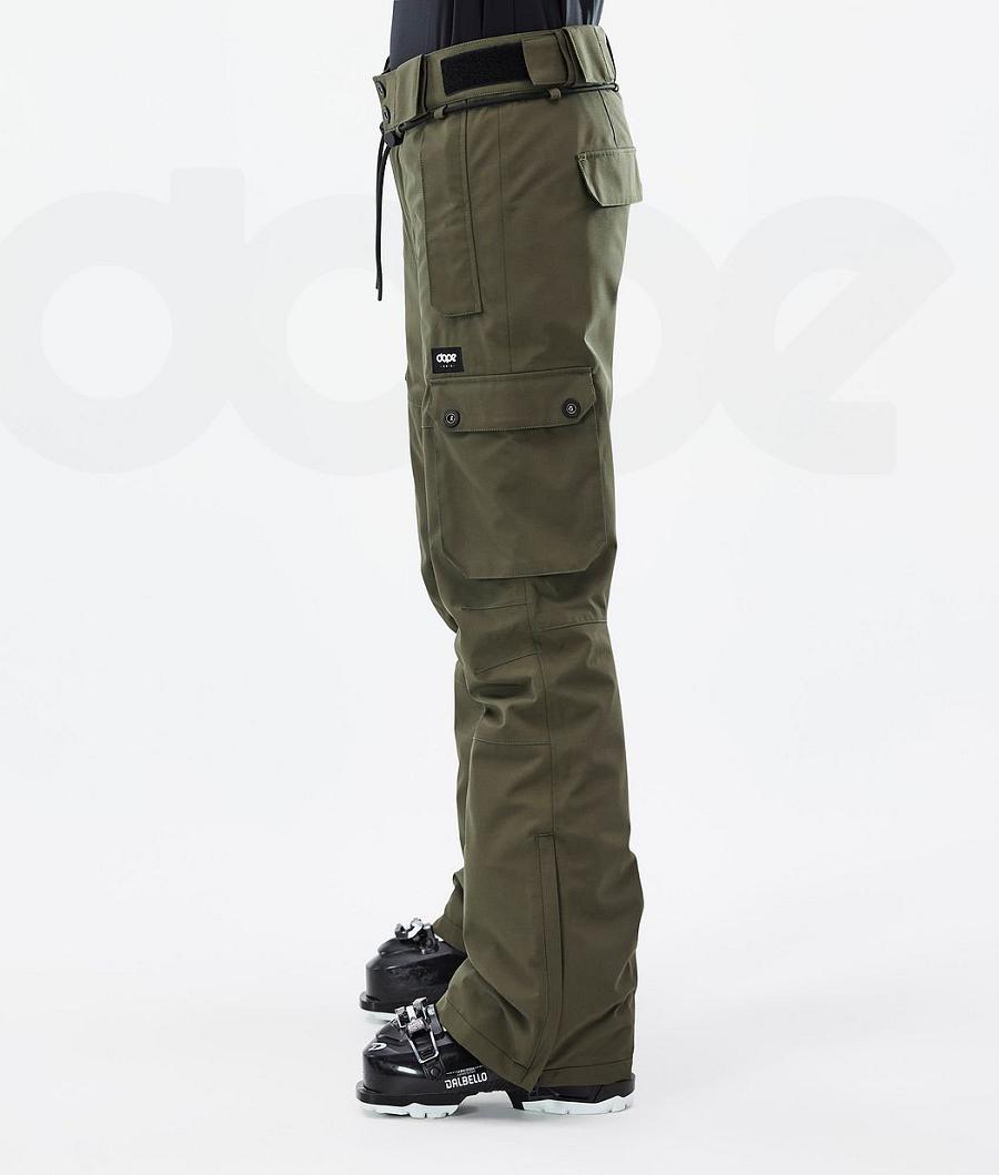 Dope Iconic W Donna Pantaloni Da Sci Verde Oliva Verdi | ITGL3334