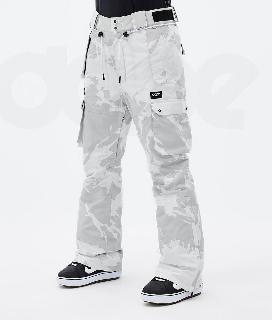 Dope Iconic W Donna Pantaloni Snowboard Grigie Camouflage | ITWY3276