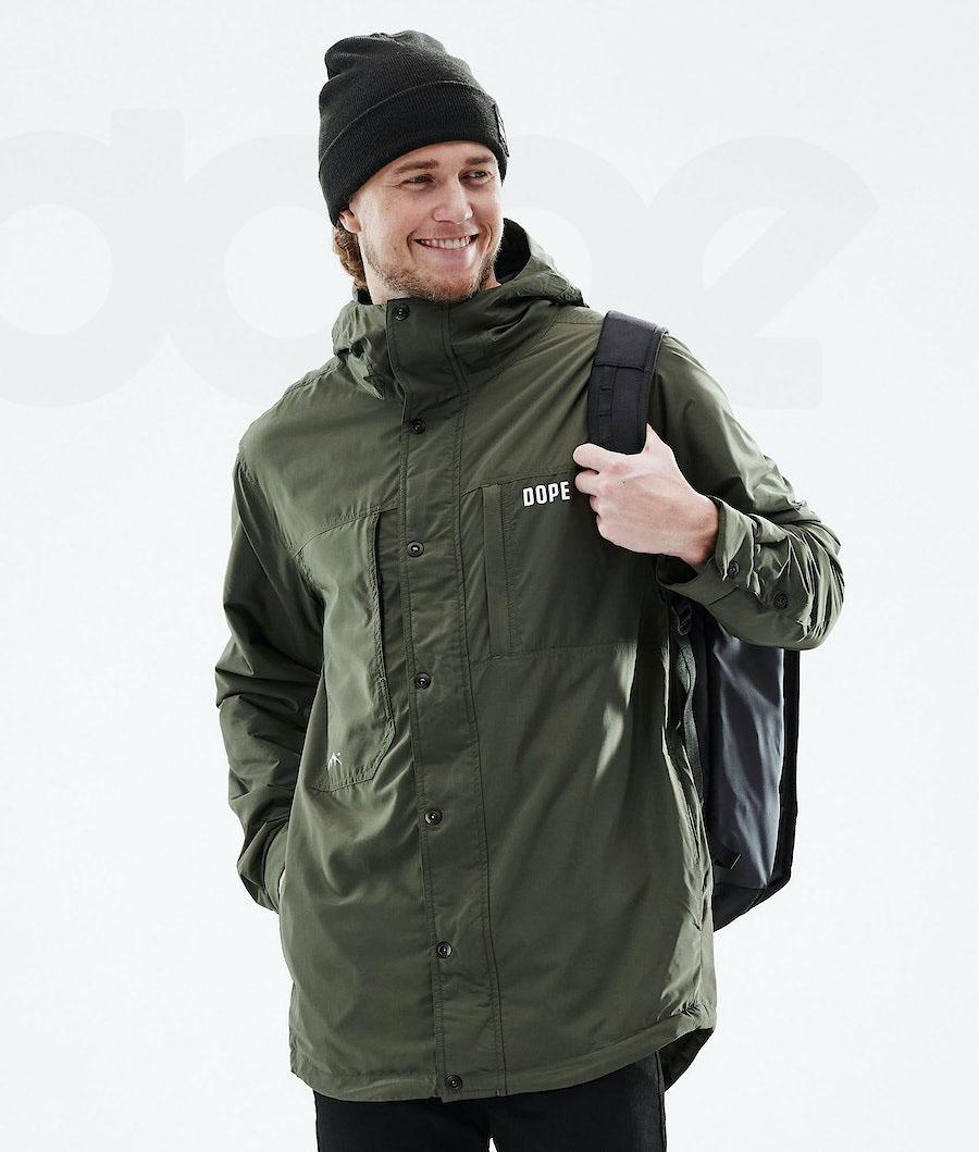 Dope Insulated Uomo Giacche Outdoor Verde Oliva Verdi | ITUT2703