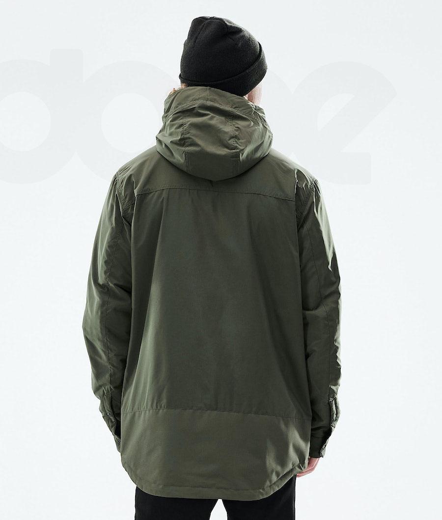 Dope Insulated Uomo Giacche Outdoor Verde Oliva Verdi | ITUT2703