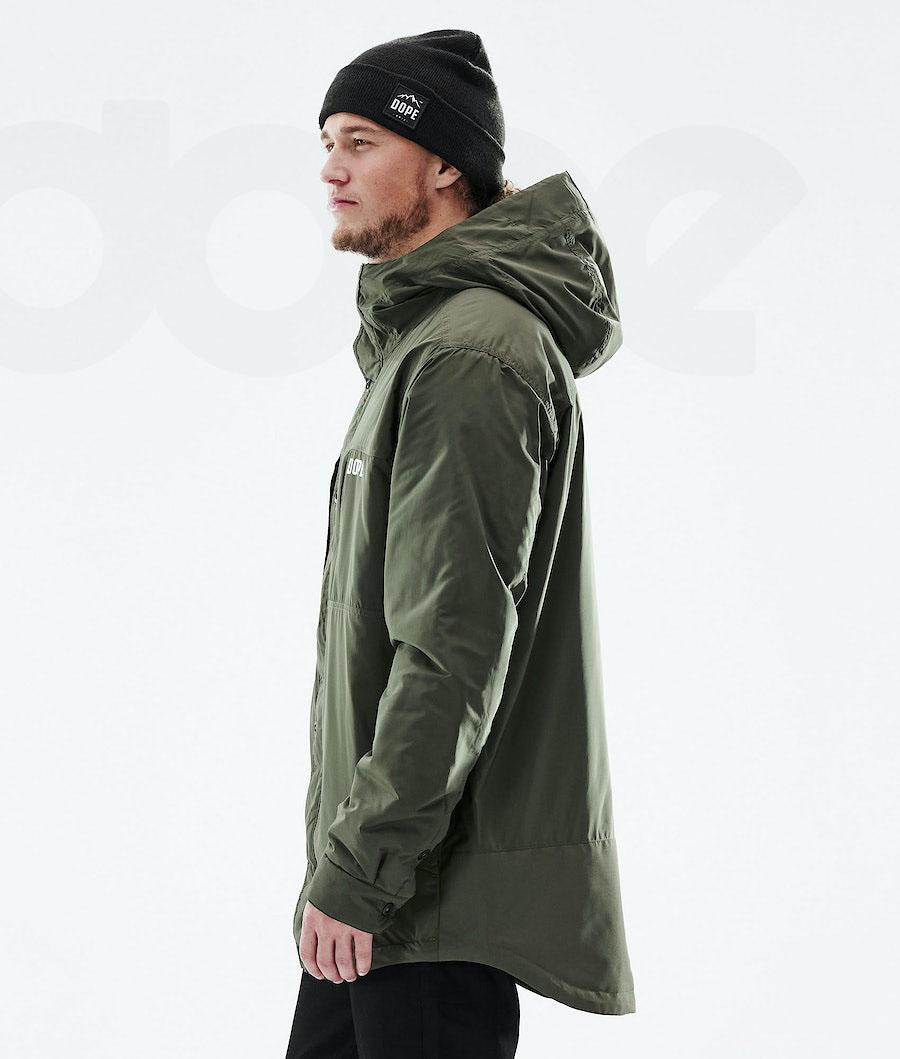 Dope Insulated Uomo Giacche Outdoor Verde Oliva Verdi | ITUT2703