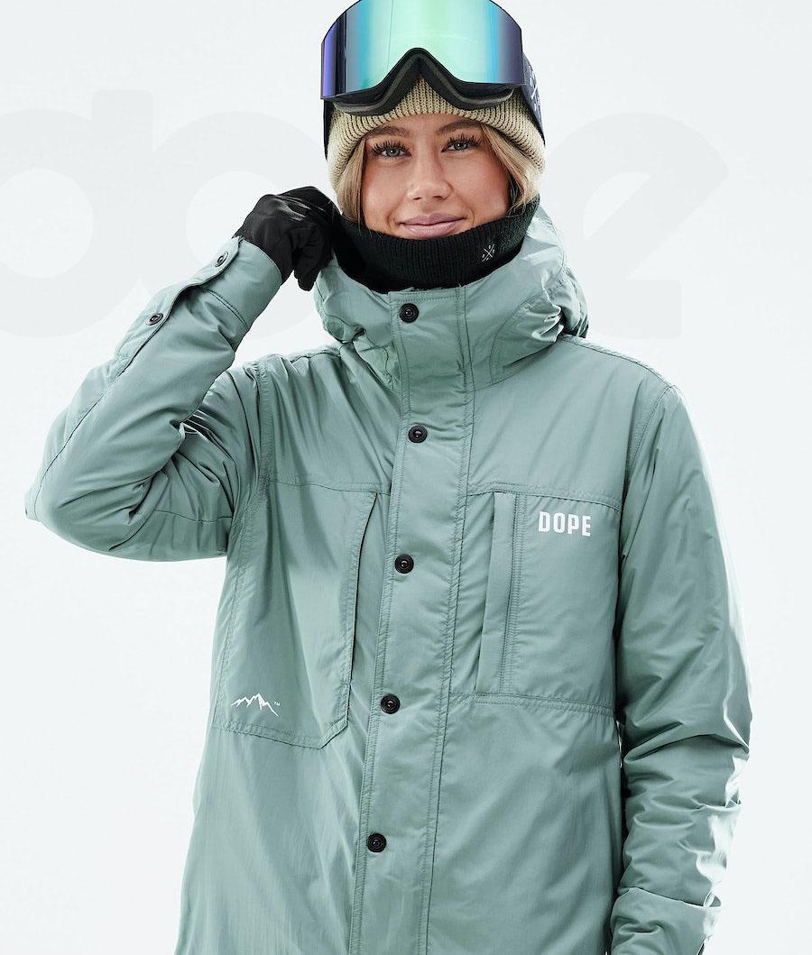 Dope Insulated W Donna Giacche Da Sci Verdi | ITVD3656